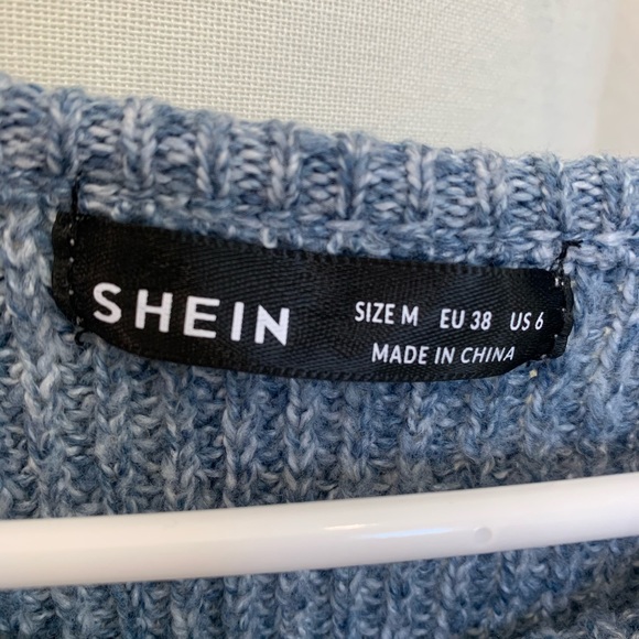 - SHEIN Blue Sweater Size M - Picture 6 of 6